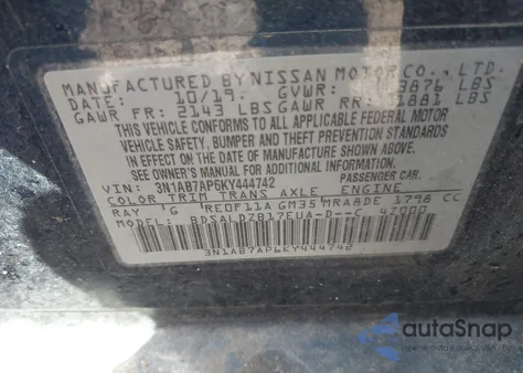 2019 Nissan Sentra Sv z USA, uszkodzony, nr VIN 3N1AB7AP6KY444742